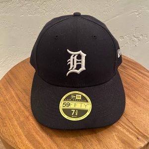 New Era 59Fifty Low Profile Fitted Hat | Detroit Tigers | Size 7 3/8